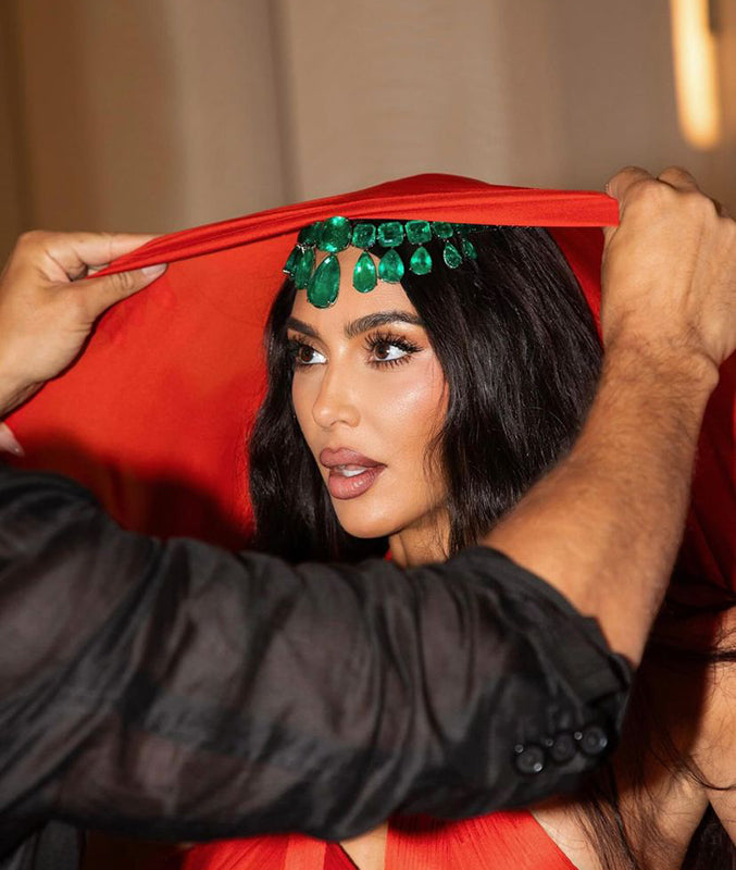 Kim’s India Glam: Red Look