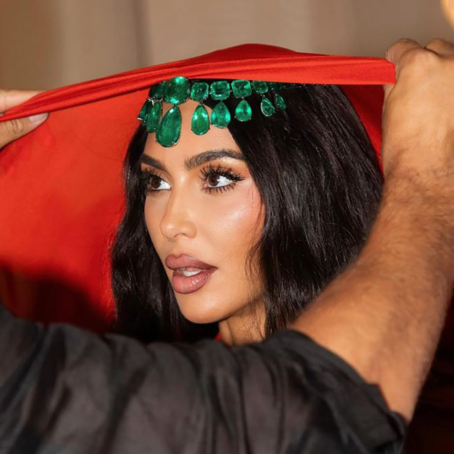 Kim’s India Glam: Red Look